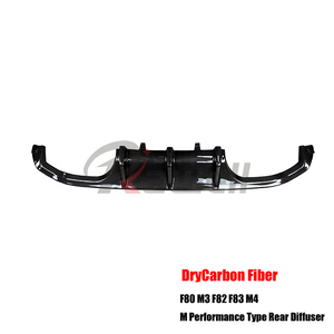 Difusor Trasero <span class=keywords><strong>de</strong></span> Fibra <span class=keywords><strong>de</strong></span> Carbono Seca Curado en <span class=keywords><strong>Autoclave</strong></span> Estilo F80 MP para BMW F80 M3 F82 F83 M4 2015+ - Product Image 2