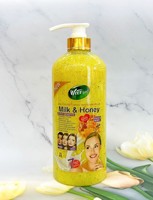 Gel Douche Woot Gold 1000ml Naturel Bio aux Herbes Éclaircissant Nourrissant Blanchissant Rafraîchissant Parfumé Exfoliant