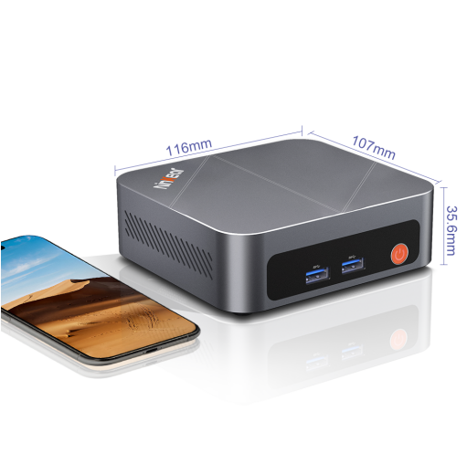 Ninkear M7 Mini PC Intel Core i7-1185G7 16GB DDR4 RAM 512GB SSD 4K Triple Display WiFi 6 BT 5.2 Windows 11 Pro Desktop Computer