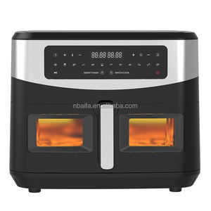 Aifa 9 litri due zona cottura 4.5l + 4.5l doppio cestello friggitrice elettrica aria profonda con <span class=keywords><strong>2</strong></span> cestelli Air frier elettrico 9 litri - Product Image 2