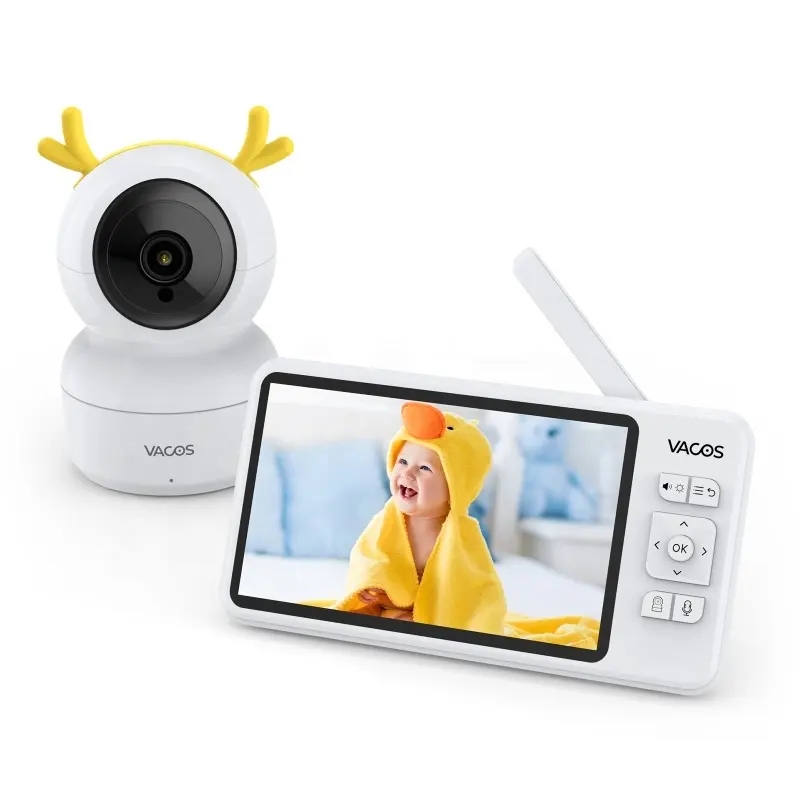 Baby Monitor Camera 720p HD Video Camera Motion Detection Smart WiFi Wireless Security CCTV with Two-Way Audio