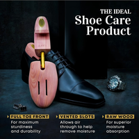 Embauchoirs en bois de cèdre réglables et extensibles pour bottes, avec fonction anti-odeur, pour chaussures d'adultes et baskets, élargisseurs et façonneurs de chaussures