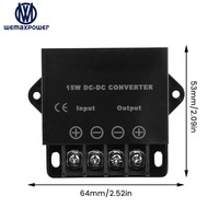 Régulateur de tension de voiture 25w 12v 24v vers 5v Module abaisseur de tension 12vdc 24vdc vers 5vdc 5a Convertisseur DC DC