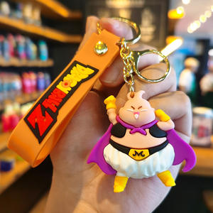 Nouveau porte-clés en silicone 3D Dragon Goku style dessin animé - Product Image 6