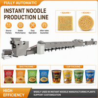 Ligne de production de nouilles instantanées frites et non frites, 8000-130000 pièces / 8 heures, machine à fabriquer des nouilles instantanées