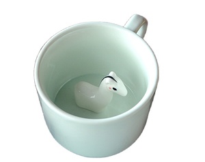 Tasse à café/thé en porcelaine faite à la main de dessin animé mignon 8 OZ conception animale de cheval avec 1080 de cuisson pour des cadeaux - Product Image 5