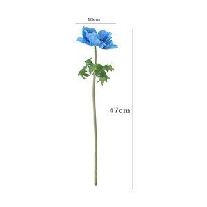 Anémona Artificial de Alta Gama, Hecha a Mano, para Decoración de Bodas, Arreglos Florales, Accesorios para Fotos, <span class=keywords><strong>Flor</strong></span> de Anémona Marina - Product Image 5