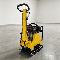 Compacteur à plaques réversible VIBROPAC PCR160 avec moteur diesel EPA, poids de 50 kg, pour le compactage routier et la construction