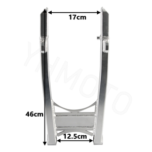 อะไหล่รถมอเตอร์ไซค์ซิมสัน S50 S51 S53 ชิ้นส่วนสวิงอาร์มอะลูมิเนียม CNC แบบปรับแต่งได้ Schwinge Kastenschwinge - Product Image 3