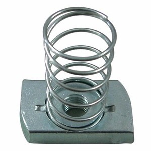 Écrou à ressort hexagonal court en acier au carbone, finition polie, construction forgée pour applications industrielles lourdes - Product Image 2