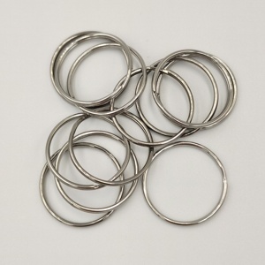 Anillos de Acero Inoxidable Redondos Divididos de 20 mm de Alta Calidad y Precio Económico para Llaveros - Product Image 2