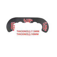 Kit de remplacement de courroies d'entraînement 99-9313, palettes en caoutchouc 108-4884 et grattoir 95-6151 pour souffleuse à neige Toro CCR2000 CCR2450 CCR3000 CCR3650