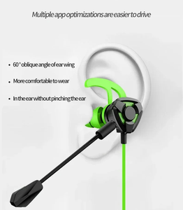 G9型-C/3.5毫米插头耳机有线游戏耳机免提耳机游戏耳塞带麦克风 - Product Image 4