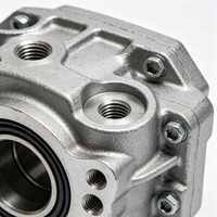 Boîtier moulé sous pression en alliage d'aluminium, couvercle de boîte de vitesses de pompe moteur moulé avec précision, pièces de fonderie métallique OEM personnalisées
