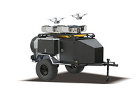 Remorque utilitaire personnalisée pour opérations commerciales et extérieures, camion de dépannage, véhicule drone