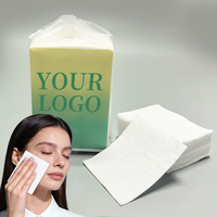 Nouveauté : 100 cotons démaquillants en coton biologique, texture double face, doux, pour le nettoyage du visage et le démaquillage
