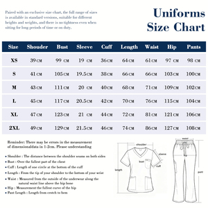 Set Uniformi Infermieristiche a Prezzo di Fabbrica, Pantaloni a Zampa, Antirughe, Elasticizzati, con Scollo a V, Personalizzabili, per Infermieri e Personale Ospedaliero - Product Image 4