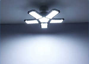 Angolo di regolazione della deformazione commerciale Smart <span class=keywords><strong>Led</strong></span> a soffitto pieghevole lampadina a <span class=keywords><strong>Led</strong></span> per interni a forma di ventola lampada per uso domestico - Product Image 3