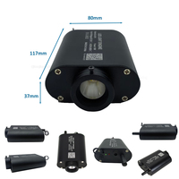 Kit d'éclairage de plafond de voiture Starlight 16W RGBW à fibres optiques, effet ciel étoilé, contrôle vocal et par application, lumière d'ambiance DC12V