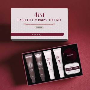 Kit 4-en-1 professionnel de teinture, permanente et rehaussement des <span class=keywords><strong>cils</strong></span> et des sourcils, marque privée - Product Image 1