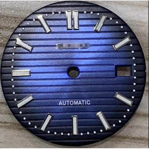 Cadran de montre lumineux vert robuste de 28,5 mm, accessoire de remplacement parfait pour les montres mécaniques NH35 NH36 pour modèles Nautilus - Product Image 3