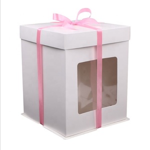 Best seller wholesale bulk custom tall cake box window