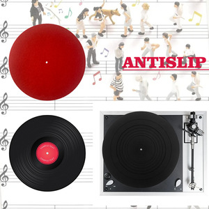 Tapete Antideslizante para Tocadiscos de Fieltro de Lana de Alta Densidad Personalizado de Fábrica, Tapete para DJ de 12 Pulgadas, Antiestático - Product Image 2