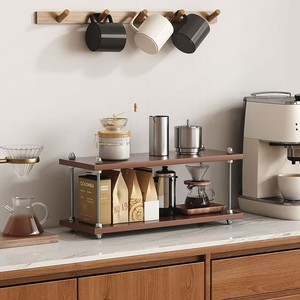 Estante de almacenamiento de estilo vintage, organizador de escritorio de 3 niveles, ajustable para utensilios de cocina, papelería, uso en oficina - Product Image 3