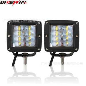 ไฟส่องสว่างสำหรับรถยนต์ขนาด 3 นิ้ว 24 วัตต์ แบบ LED กันน้ำ สำหรับรถออฟโรด ติดตั้งบนหลังคา ใช้ไฟ DC 9-30V - Product Image 2