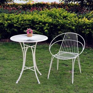 Ensemble <span class=keywords><strong>de</strong></span> <span class=keywords><strong>jardin</strong></span> élégant en <span class=keywords><strong>fer</strong></span> <span class=keywords><strong>forgé</strong></span> pour mariage, petite table KD, 2 chaises <span class=keywords><strong>de</strong></span> mariage - Product Image 1