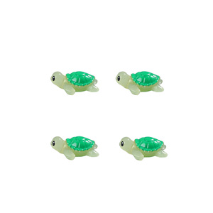 Lanshuo Mini <b>Turtle</b> Figurine Green Glow In Dark Resin Aquarium Decoration Diy Ornament For Marine <b>Tank</b> - Product Image 5