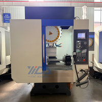 Fraiseuse verticale CNC T600 à 5 axes avec commande Robodrill Fanuc, broche BT30 conique, servo-moteur unique, automatique