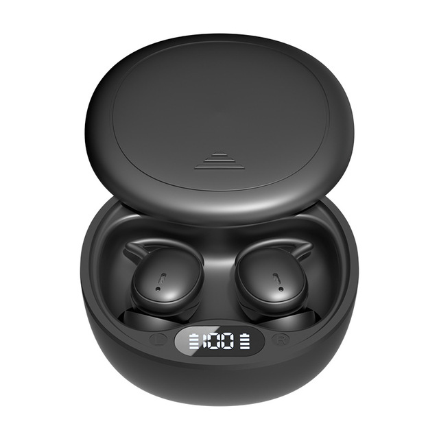TWS ANC M73 Sleeping Earphone Sliding Closure Noise Cancellation TWS Headphones with Led Screen In-ear Gaming Headphones