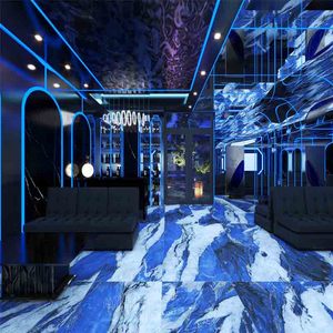 Azulejo de piso de piedra de lujo Guangdong Foshan 900x1800 losa grande para losa de roca verde de <span class=keywords><strong>Amazon</strong></span> pared de fondo para azulejo de cerámica de vida - Product Image 3