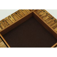 Jeu de société à 4 voies (2-4 joueurs) pour enfants et adultes [grand jeu de société en bois à 4 faces, 8 dés