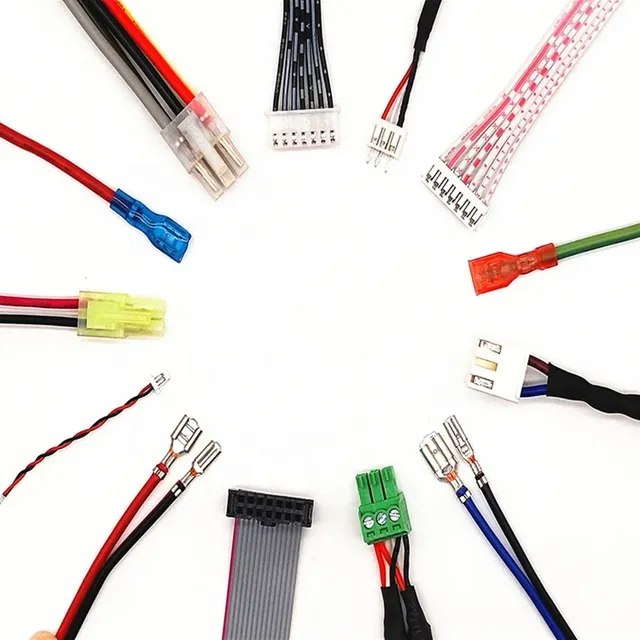 Custom JST Cable Assemblies 2P 3P 4P 5P 6P Electrical Wire Harness PVC 5mm 1.0 1.25 1.5 2.0 2.54mm Pitch JST ZH PH EH XH