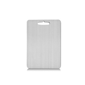 Tabla de Cortar de Doble Cara de Acero Inoxidable 304, Ecológica, Apta para Lavavajillas, Duradera, para Cocina - Product Image 3