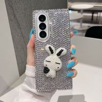 Casing Pelindung Ponsel Mewah Bertabur Berlian untuk Samsung Z Fold 8 Ultra 7 6 5 4 3 2 1