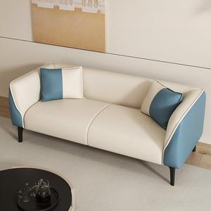 Venta Directa de Fábrica, Juego de Sofás Modernos de Lujo para Sala de Estar, Material de PU, Relleno de Esponja, Sofá Doble, Diseño Elegante - Product Image 3
