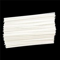 Barres en plastique ABS styrène blanc de 250 mm de longueur pour bricolage, jouets, maisons de poupées, modèles de table de sable, création de scènes et construction (Fabriqué en Chine continentale)