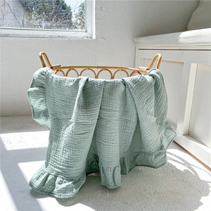<strong>Customized</strong> Colors Cotton Crepe <strong>Muslin</strong> <strong>Swaddle</strong> Breathable Burping Nursing <strong>Swaddle</strong> <strong>Blanket</strong> Soft Newborn <strong>Muslin</strong> <strong>Blanket</strong> - Product Image 4