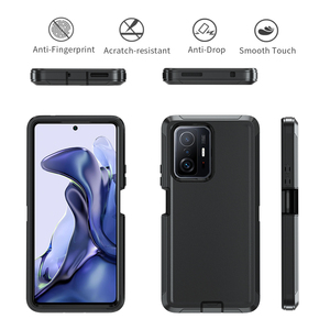 Coque de téléphone TPU + PC Defender pour Xiaomi 11T Coque de téléphone anti-chute antichoc pour Xiaomi 11T - Product Image 2