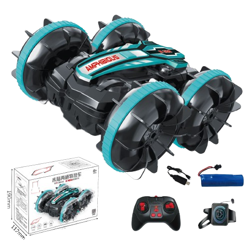 Doble control remoto cian vehículo anfibio