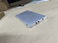 Équipement de chauffage par induction en aluminium sur mesure, plaque froide liquide, soudage par friction, résine époxy et vis, plaque de refroidissement à eau