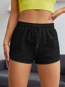 Shorts Deportivos de Verano para Mujer, Personalizados al por Mayor, de Alta Calidad, Transpirables, Ecológicos, de Poliéster/Algodón, con Forro Polar - Product Image 5