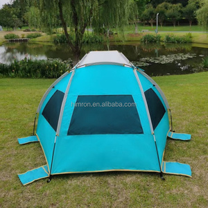 Tente de plage extérieure UPF50+ Protection solaire Portable Pliable 2-3 personnes <span class=keywords><strong>Camping</strong></span> en bord de mer Ombre UV Légère en polyester - Product Image 6