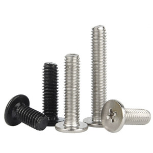 Đen Thép không gỉ chéo Phillips siêu mỏng/thấp Đầu phẳng bu lông/vít M1.2 M1.4 M1.6 M2 M2.5 M3 - Product Image 5