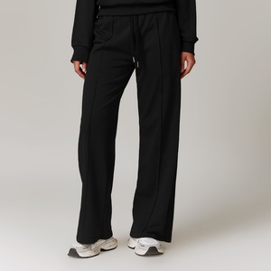 <span class=keywords><strong>Pantalon</strong></span> de survêtement décontracté pour <span class=keywords><strong>femme</strong></span>, taille haute élastique, coupe droite, <span class=keywords><strong>avec</strong></span> poches – Nouvelle collection très prisée - Product Image 2