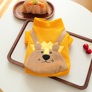 Pet <b>clothes</b> for autumn and winter, small dogs, puppies, happy dogs and <b>cats</b>, warm and comfortable clothing, cute cartoon - Product Image 4