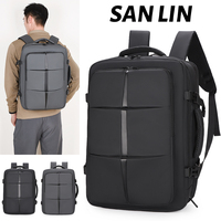 Sac à dos d'affaires simple pour ordinateur portable, personnalisé, imperméable, multifonctionnel, vente chaude